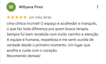 Avaliação de cliente no Google - 3